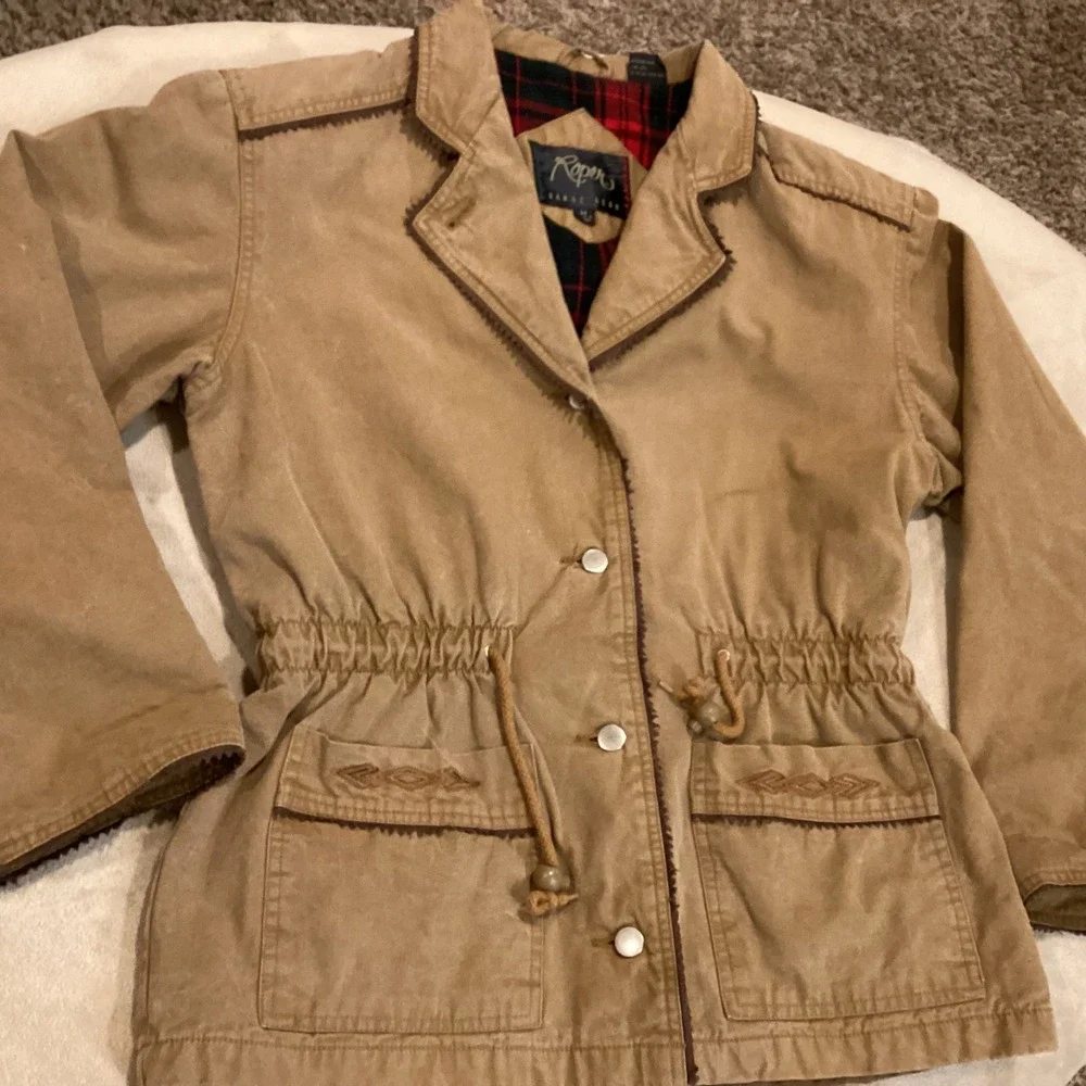 Roper Range Gear Barn Jacket with Flannel Lining, size medium